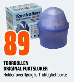 Obs Bygg TORRBOLLEN ORIGINAL FUKTSLUKER, NOK 89 tilbud