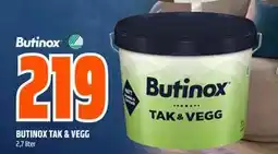 Obs Bygg BUTINOX TAK & VEGG, NOK 219 tilbud