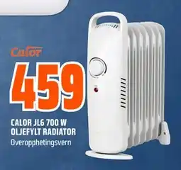 Obs Bygg CALOR JL6 700 W OLJEFYLT RADIATOR, NOK 459 tilbud