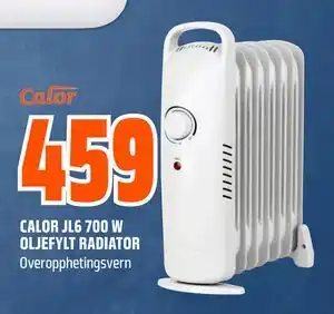 Obs Bygg CALOR JL6 700 W OLJEFYLT RADIATOR, NOK 459 tilbud