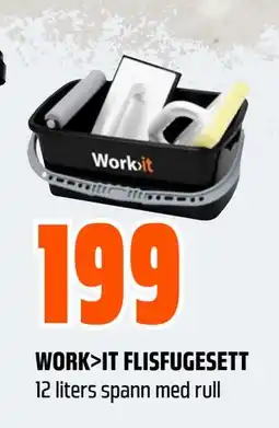 Obs Bygg WORKIT FLISFUGESETT, NOK 199 tilbud