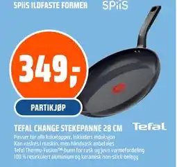 Obs Bygg TEFAL CHANGE STEKEPANNE 28 CM, NOK 349 tilbud