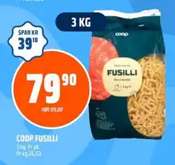 Obs Bygg COOP FUSILLI, NOK 79.9 tilbud