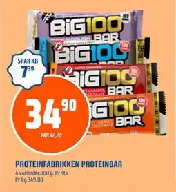 Obs Bygg PROTEINFABRIKKEN PROTEINBAR, NOK 34.9 tilbud
