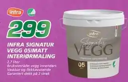 Coop Byggmix INFRA SIGNATUR VEGG 05/MATT INTERIØRMALING, NOK 299 tilbud