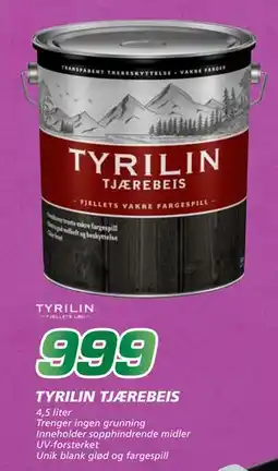 Coop Byggmix TYRILIN TJÆREBEIS, NOK 999 tilbud