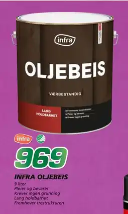 Coop Byggmix INFRA OLJEBEIS, NOK 969 tilbud