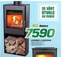 Coop Byggmix ASGÅRD 9 PEISOVN, NOK 7590 tilbud