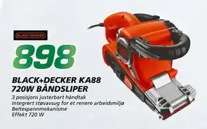 Coop Byggmix BLACK+DECKER KA88 720W BÅNDSLIPER, NOK 898 tilbud