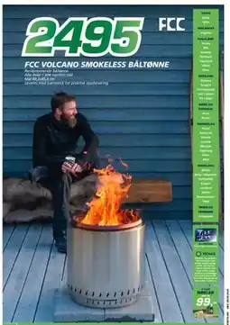Coop Byggmix FCC VOLCANO SMOKELESS BÅLTØNNE, NOK 2495 tilbud
