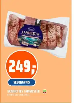 Coop Obs HENRIETTES LAMMESTEK, NOK 249 tilbud
