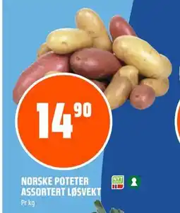 Coop Obs NORSKE POTETER ASSORTERT LØSVEKT, NOK 14.9 tilbud