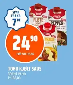 Coop Obs TORO KJØLT SAUS, NOK 24.9 tilbud