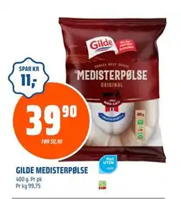 Coop Obs GILDE MEDISTERPØLSE, NOK 39.9 tilbud