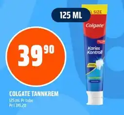 Coop Obs COLGATE TANNKREM, NOK 39.9 tilbud