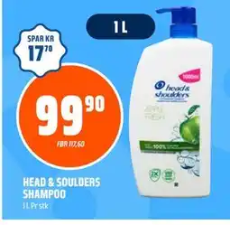 Coop Obs HEAD & SOULDERS SHAMPOO, NOK 99.9 tilbud