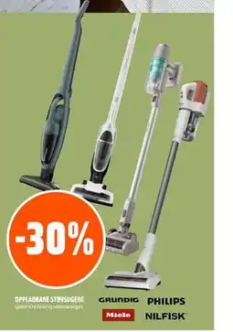 Coop Obs OPPLADBARE STØVSUGERE tilbud