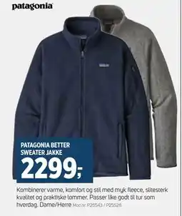 Sport 1 PATAGONIA BETTER SWEATER JAKKE, NOK 2299 tilbud