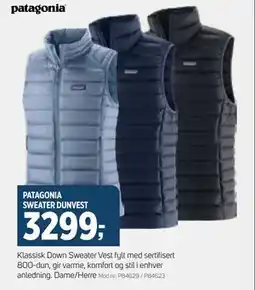 Sport 1 PATAGONIA SWEATER DUNVEST, NOK 3299 tilbud