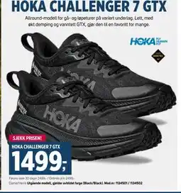 Sport 1 HOKA CHALLENGER 7 GTX, NOK 1499 tilbud
