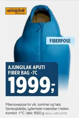 Sport 1 AJUNGILAK APUTI FIBER BAG -7C, NOK 1999 tilbud
