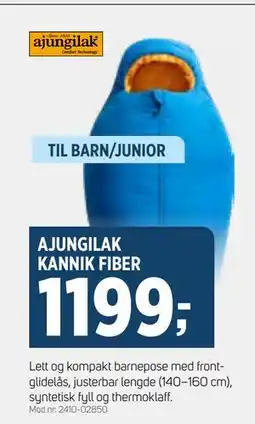 Sport 1 AJUNGILAK KANNIK FIBER, NOK 1199 tilbud