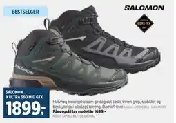 Sport 1 SALOMON X ULTRA 360 MID GTX, NOK 1899 tilbud