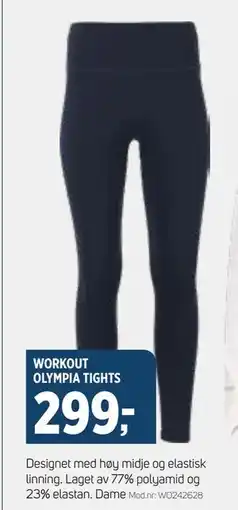 Sport 1 WORKOUT OLYMPIA TIGHTS, NOK 299 tilbud
