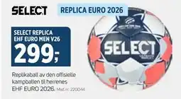 Sport 1 SELECT REPLICA EHF EURO MEN V26, NOK 299 tilbud