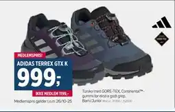 Sport 1 ADIDAS TERREX GTX K, NOK 1199, Medlemspris tilbud