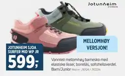 Sport 1 JOTUNHEIM SJOA SURFER MID WP JR, NOK 599 tilbud