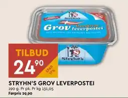 Coop Mega STRYHN'S GROV LEVERPOSTEI, NOK 24.9 tilbud