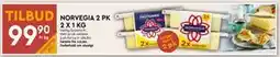 Coop Mega NORVEGIA 2 PK 2 X 1 KG, NOK 99.9 tilbud