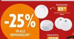 Byggmakker 25% PÅ ALLE RØYKVARSLERE tilbud