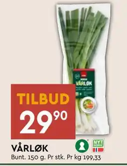 Coop Mega VÅRLØK, NOK 29.9 tilbud