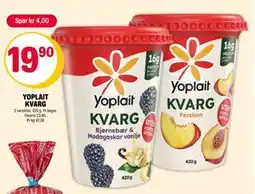 Coop Extra YOPLAIT KVARG, NOK 19.9 tilbud