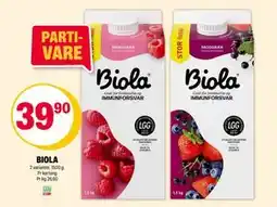Coop Extra BIOLA, NOK 39.9 tilbud