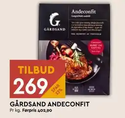 Coop Mega GÅRDSAND ANDECONFIT, NOK 269 tilbud