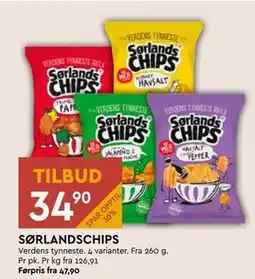 Coop Mega SØRLANDSCHIPS, NOK 34.9 tilbud