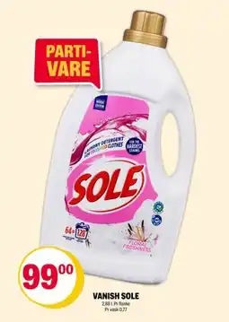 Coop Extra VANISH SOLE, NOK 99 tilbud