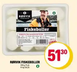 Coop Extra RØRVIK FISKEBOLLER, NOK 51.3 tilbud