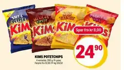 Coop Extra KIMS POTETCHIPS, NOK 24.9 tilbud
