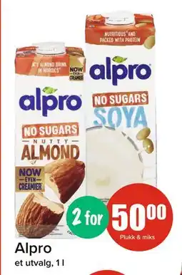 Spar Alpro, NOK 50 tilbud