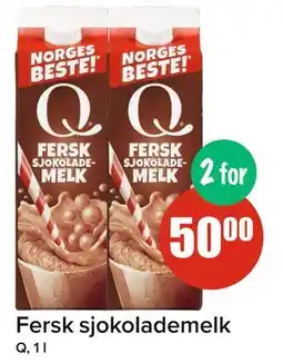 Spar Fersk sjokolademelk, NOK 50 tilbud