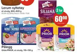 Spar Pålegg, NOK 60 tilbud