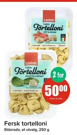 Spar Fersk tortelloni, NOK 50 tilbud