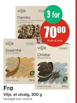 Spar Frø, NOK 70 tilbud