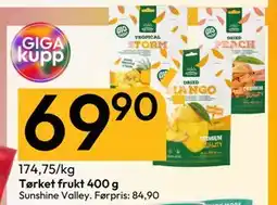 Gigaboks Tørket frukt 400 g, NOK 69.9 tilbud