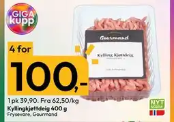 Gigaboks Kyllingkjøttdeig 400 g, NOK 100 tilbud