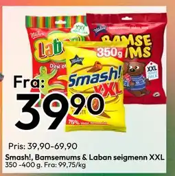 Gigaboks Smash!, Bamsemums & Laban seigmenn XXL tilbud